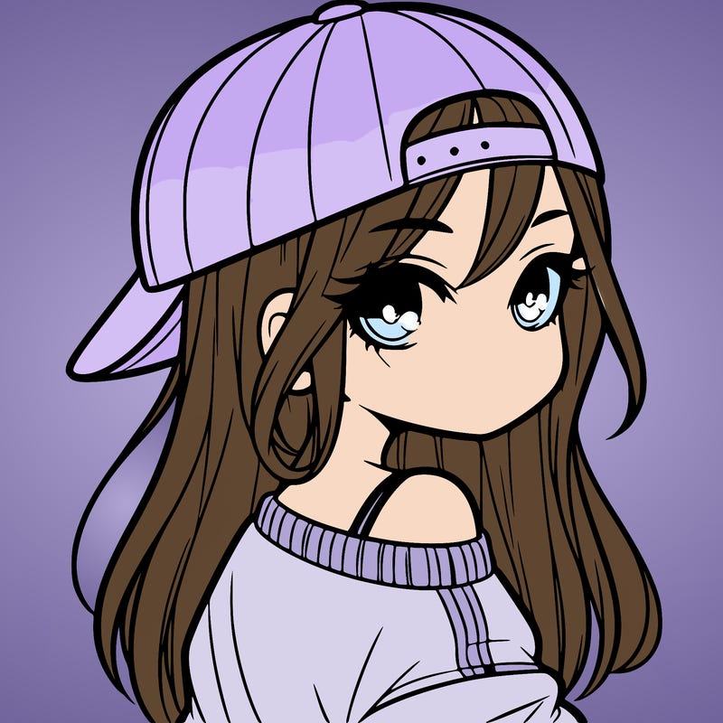 girl with a backward hat on