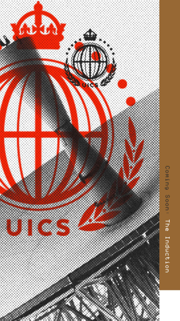 A cryptic graphic from The Guides Compendium featuring a red globe logo and UICS text