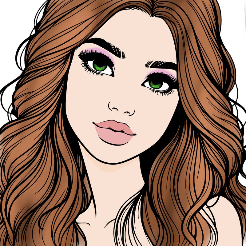 beautiful realistic girl