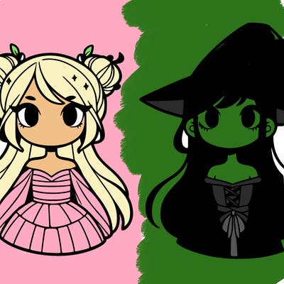 alphaba glinda