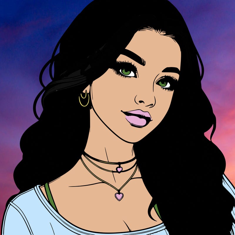 detailed realistic girl