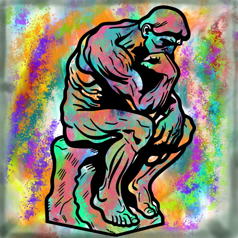 the thinker rodin realistic