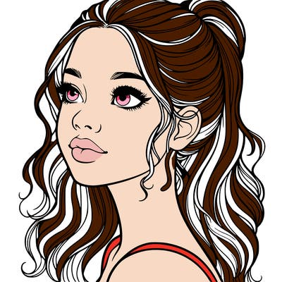 beautiful realistic girl