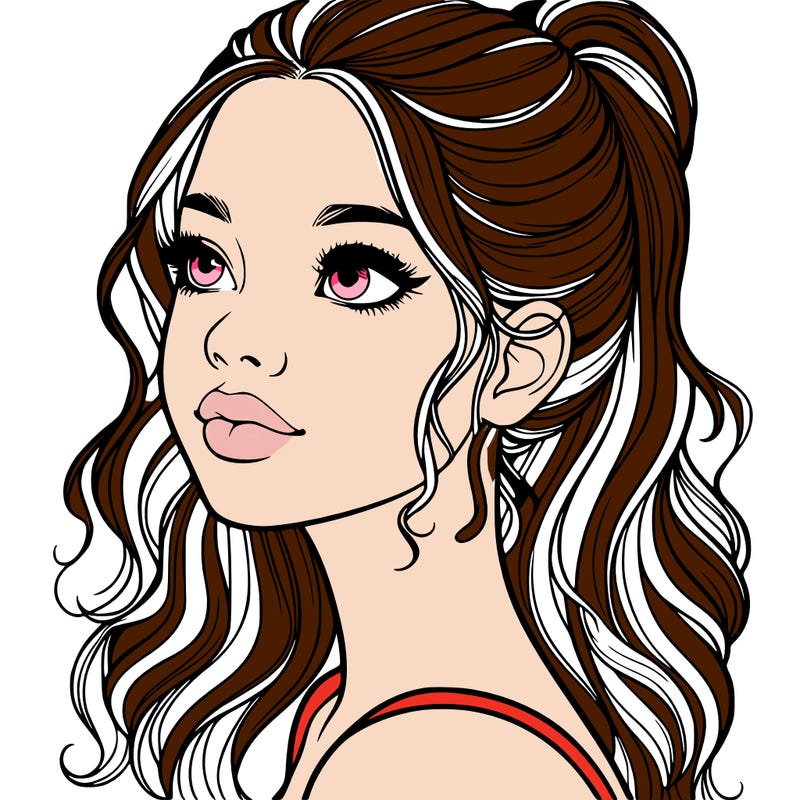 beautiful realistic girl