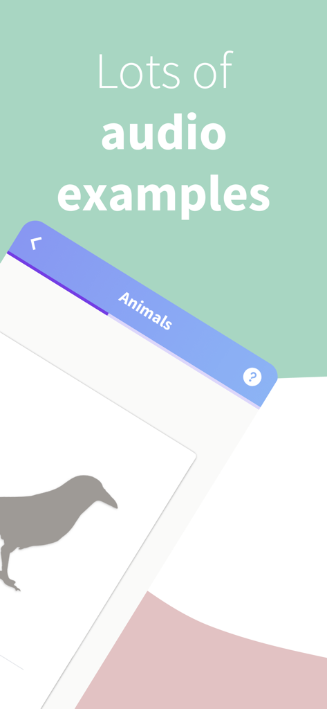 Hey Asana - Hey Asana app interface displaying audio pronunciation for yoga poses