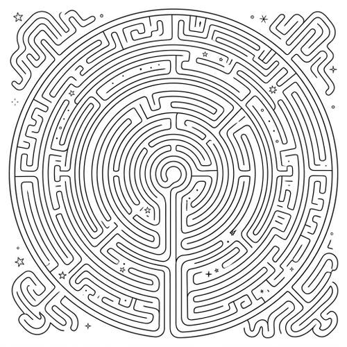 Spiral Labyrinth Patterns