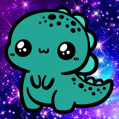 kawaii dinosaur