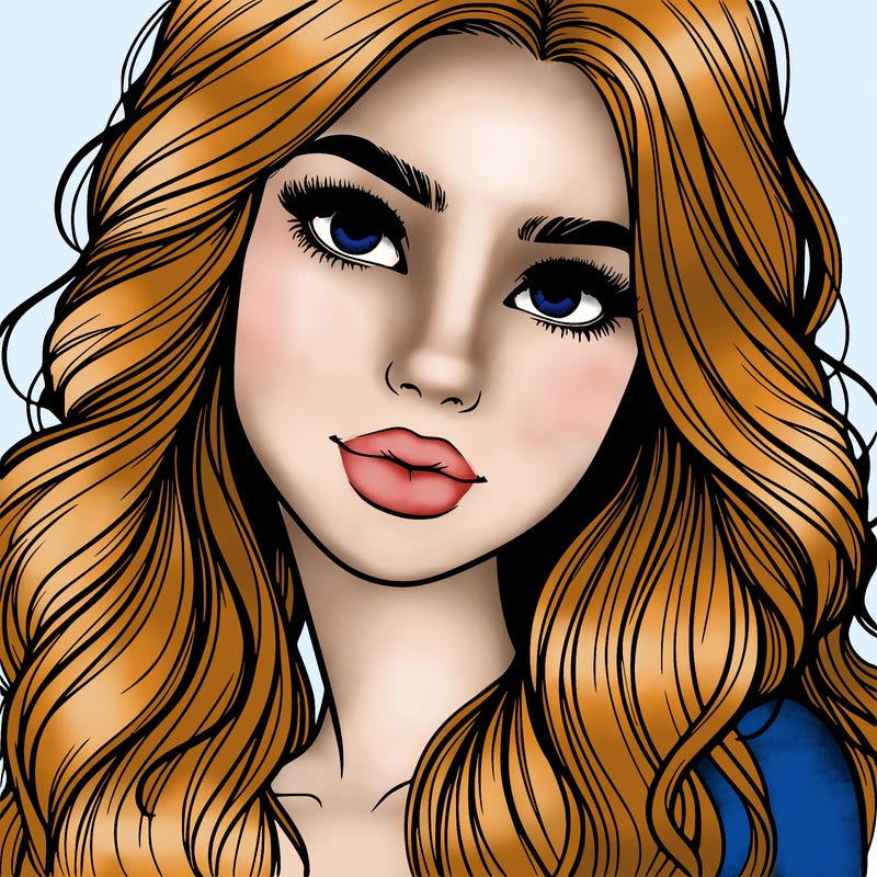 beautiful realistic girl