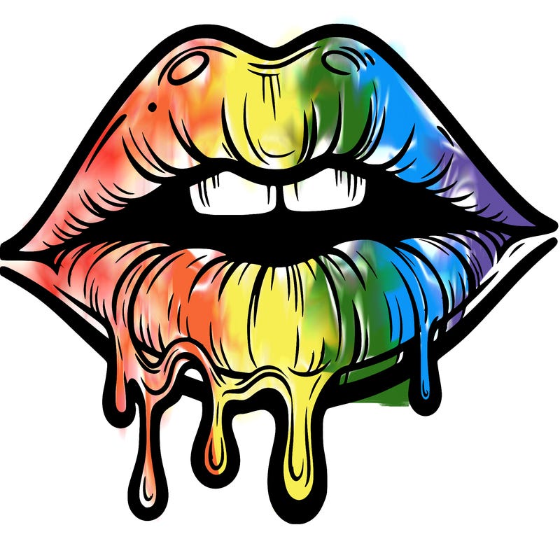 lips that look realistic and drip