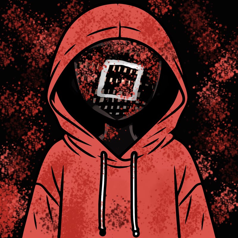 faceless girl in hoodie