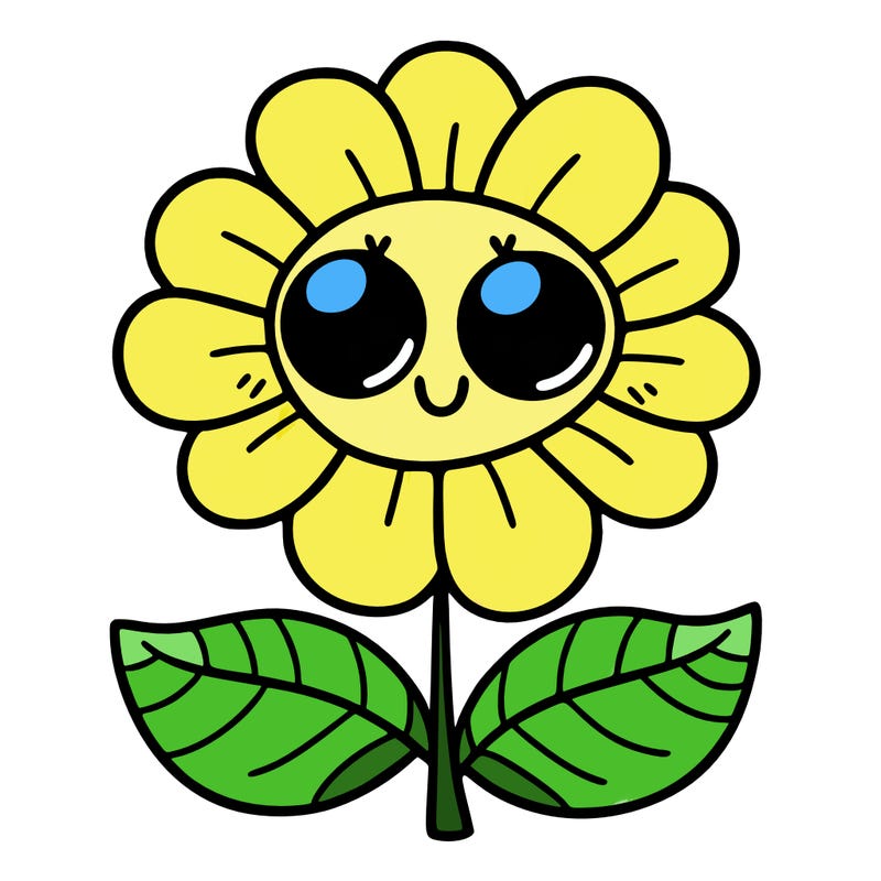 flower with eyes