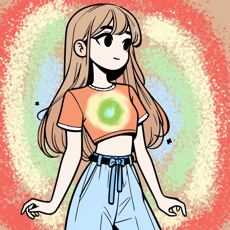 girl in a cute crop top