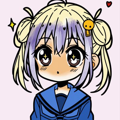 cute amine character