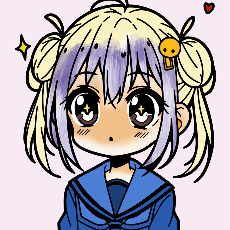 cute amine character