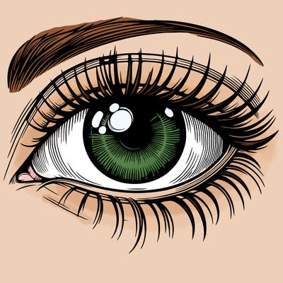 an realistic eye