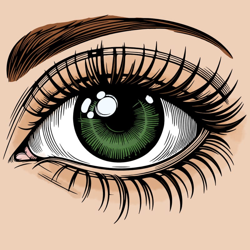 an realistic eye