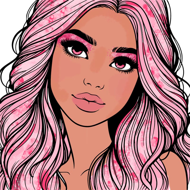 beautiful realistic girl