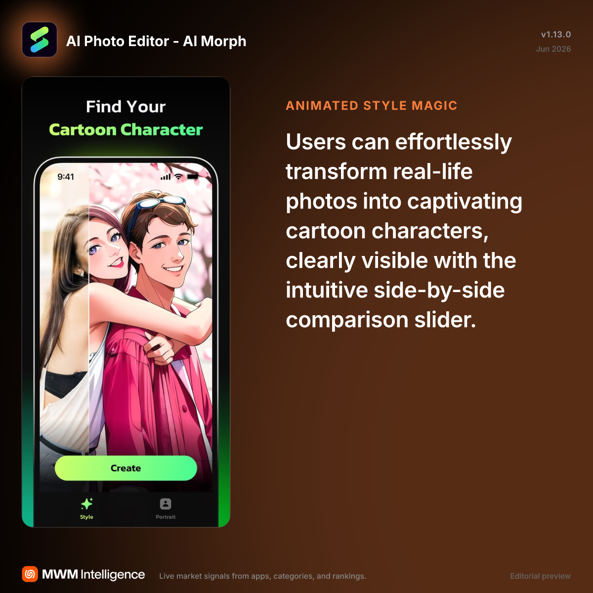 AI Photo Editor - AI Morph - Photo & Video App | MWM
