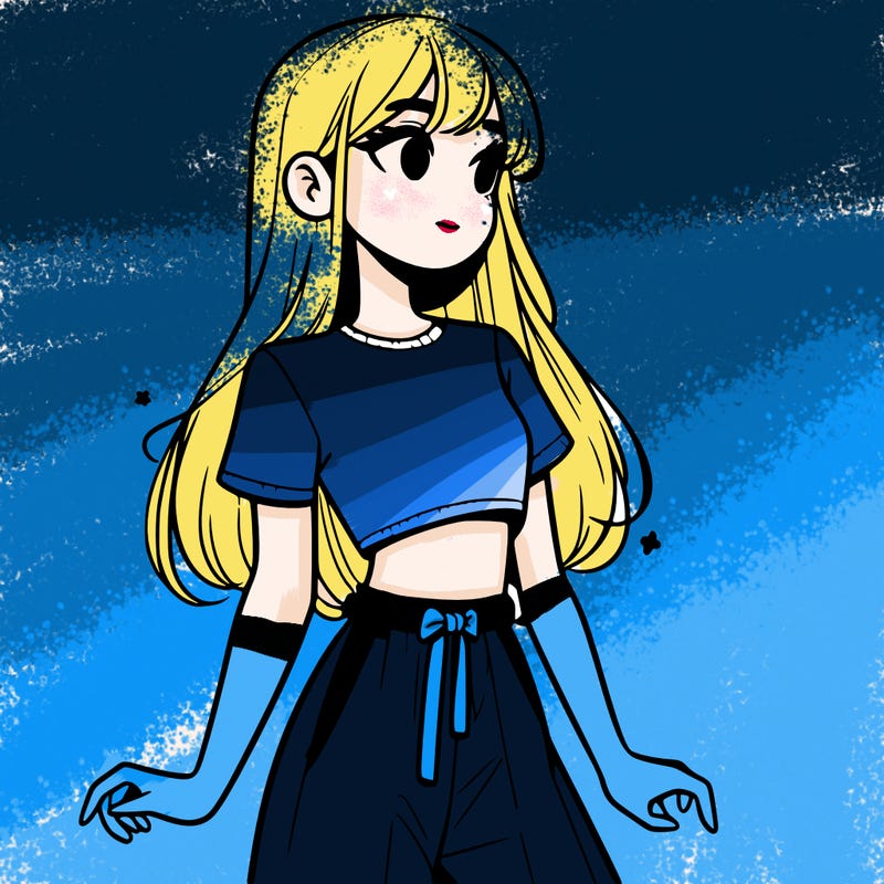 girl in a cute crop top