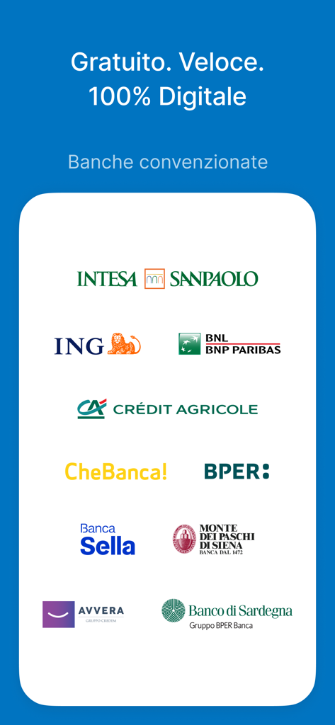 Immobiliare.it Mutui - List of partner banks for mortgage comparison in the Immobiliare it Mutui app