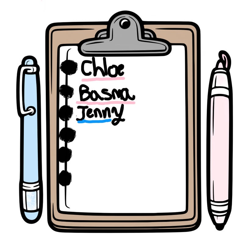 blank clip board with pen