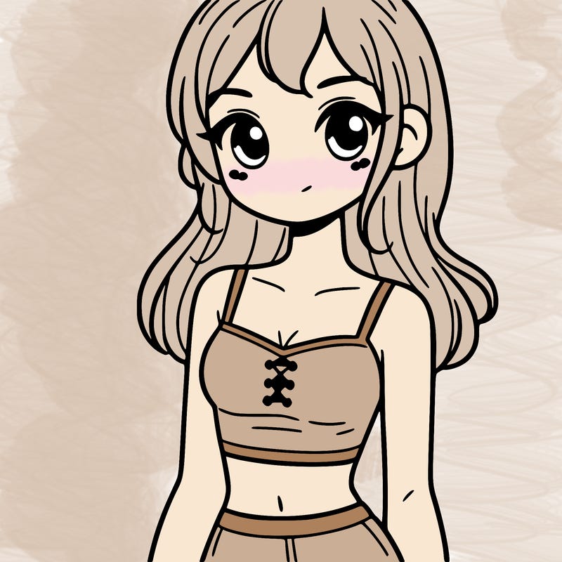 girl in crop top