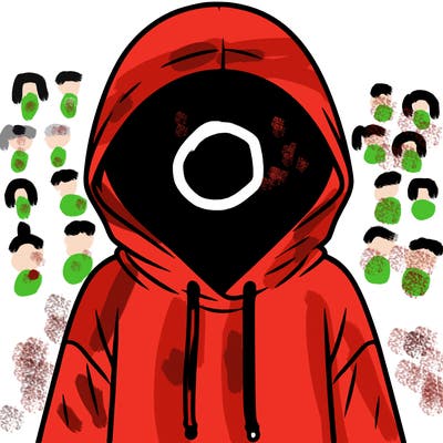 faceless girl in hoodie