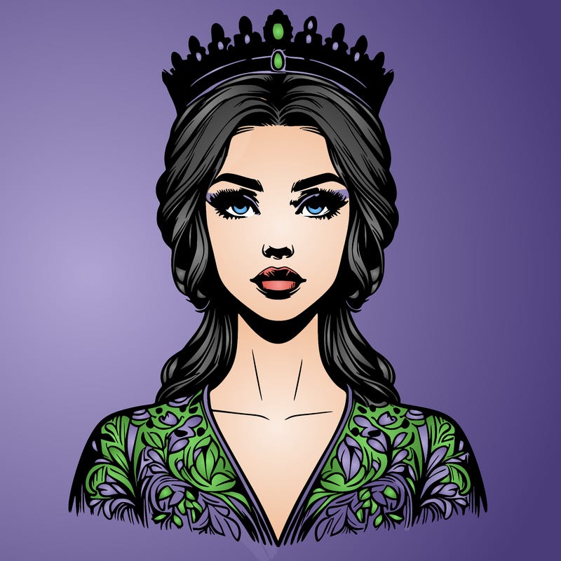 realistic beautiful queen