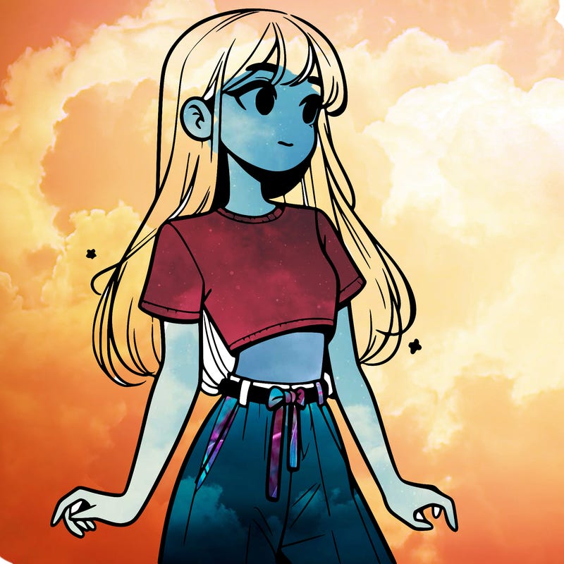 girl in a cute crop top