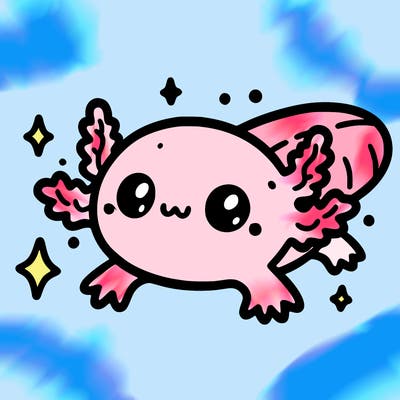 cute axolotl