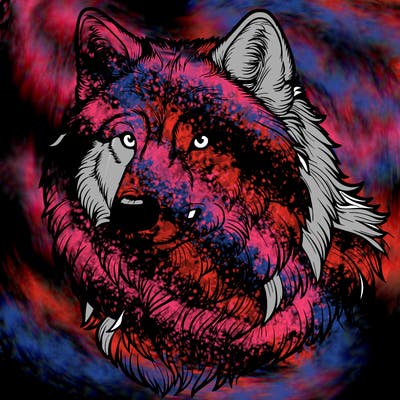 realistic wolf