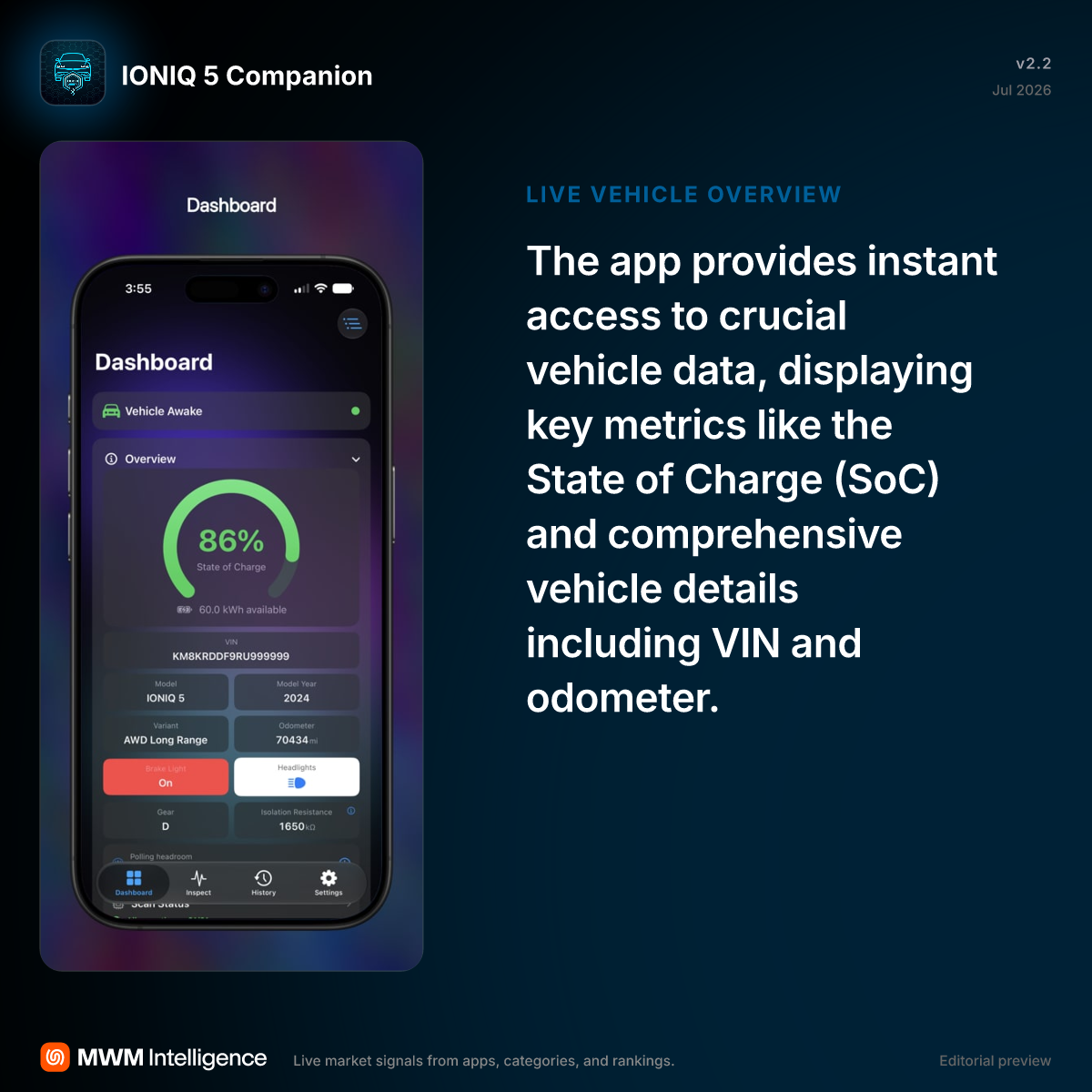 IONIQ 5 Companion - Utilities App | MWM