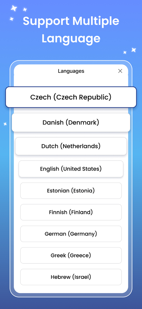 Rewrite: Paraphrase Tool - A list of supported languages in the Rewrite paraphrase tool app including English German and Dutch