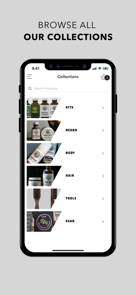 The Bearded Chap - Browse all collections for men's luxury grooming products on The Bearded Chap app