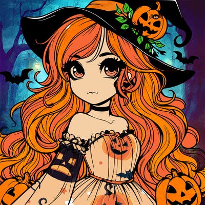 realistic girl halloween