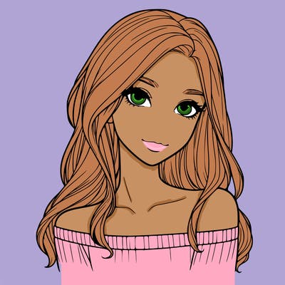 beautiful realistic girl