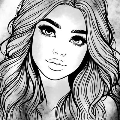 beautiful realistic girl