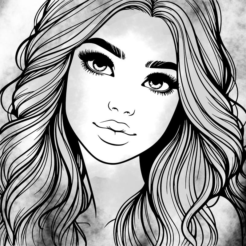 beautiful realistic girl