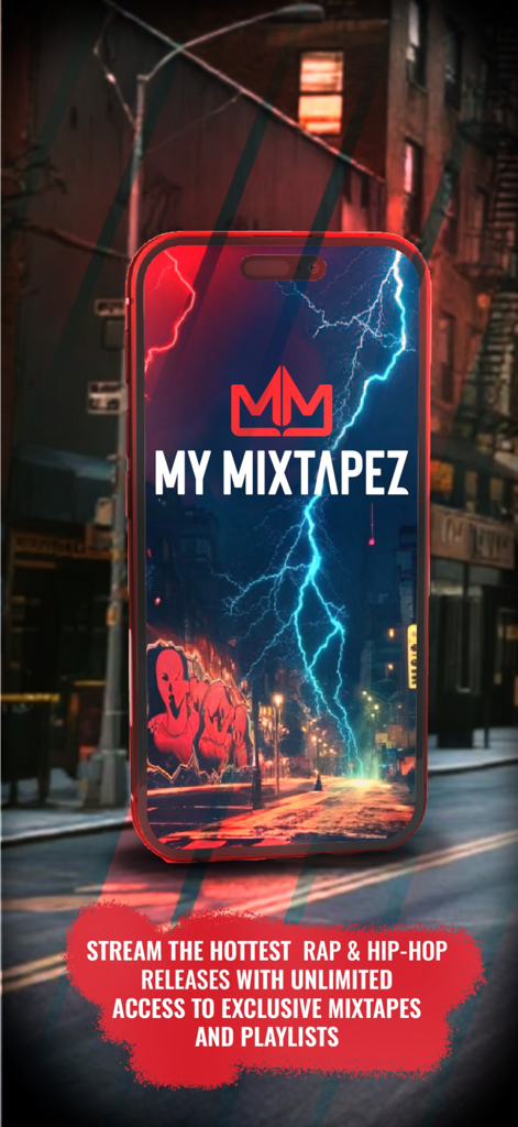 MyMixtapez mobile app for streaming exclusive hip hop mixtapes and playlists