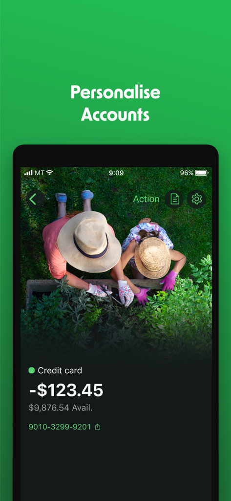 The Co-operative Bank (NZ) - Personalize bank accounts with custom photos in The Co-operative Bank NZ app
