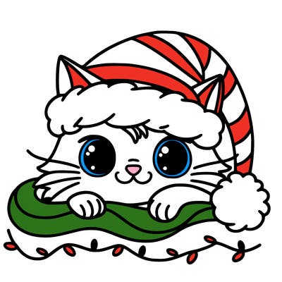 cat christmas