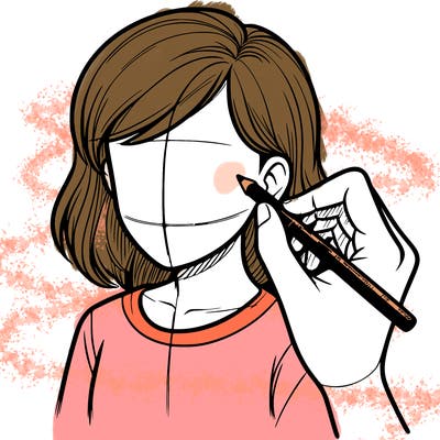 drawing a realistic person