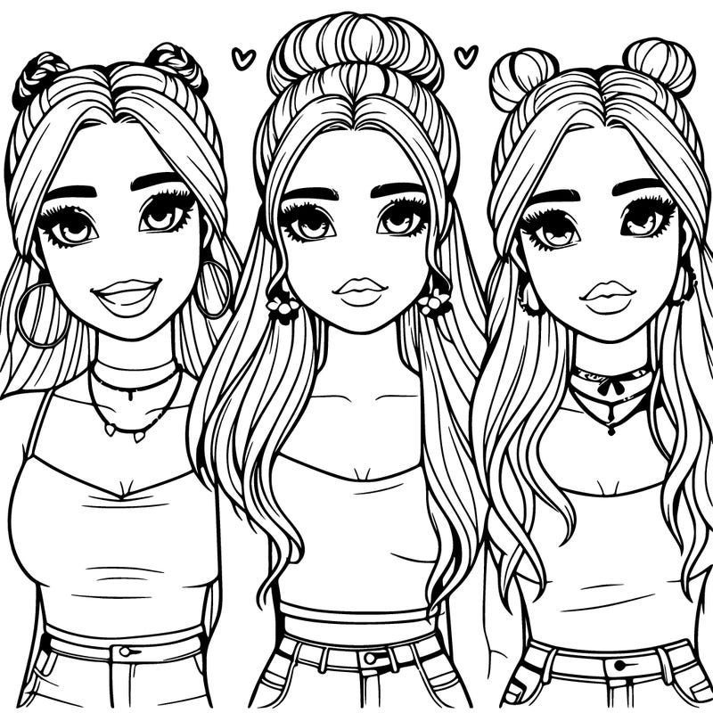 realistic popular girl