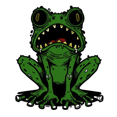 scary frog