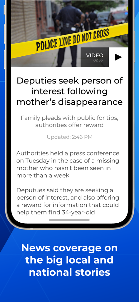 WCVB NewsCenter 5 - Boston - A mobile news article in the WCVB NewsCenter 5 Boston app reporting on a local investigation