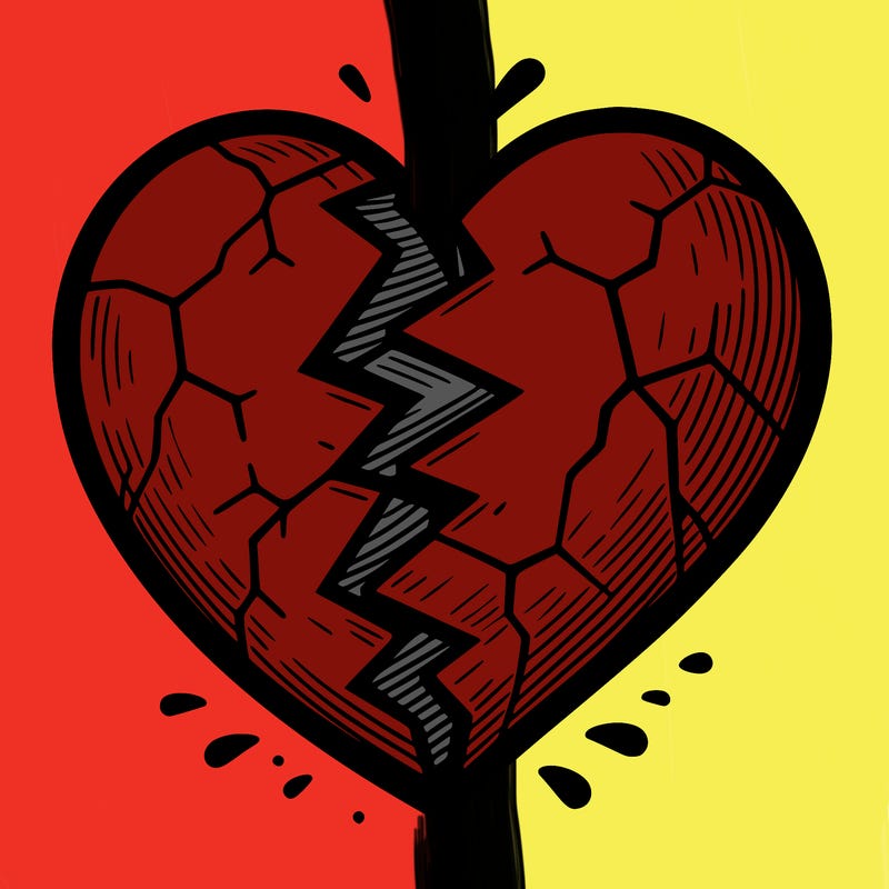 realistic broken heart