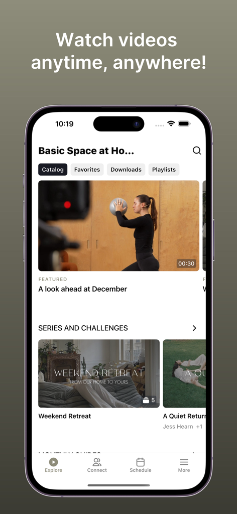 Basic Space at Home - Health & Fitness App | MWM