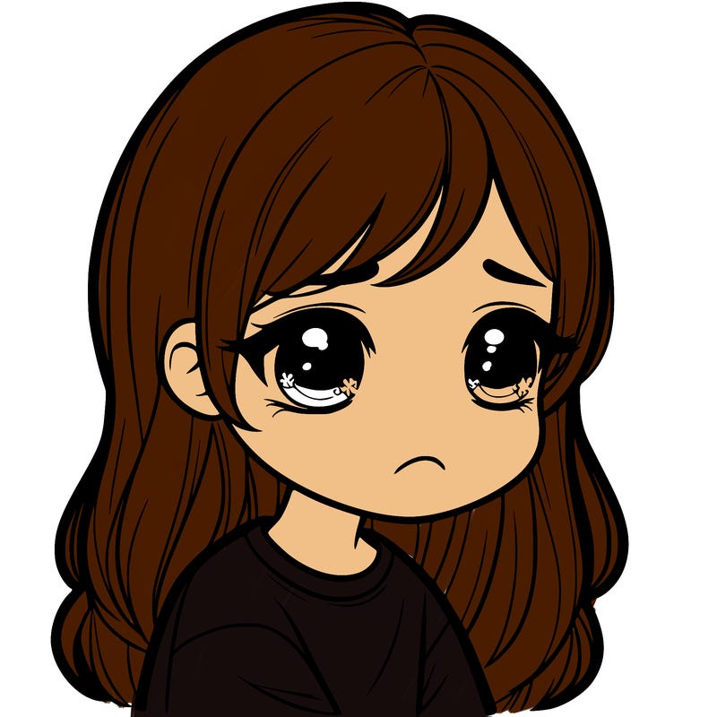 realistic sad girl