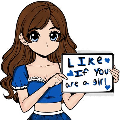 realistic pretty girl holding blank sign