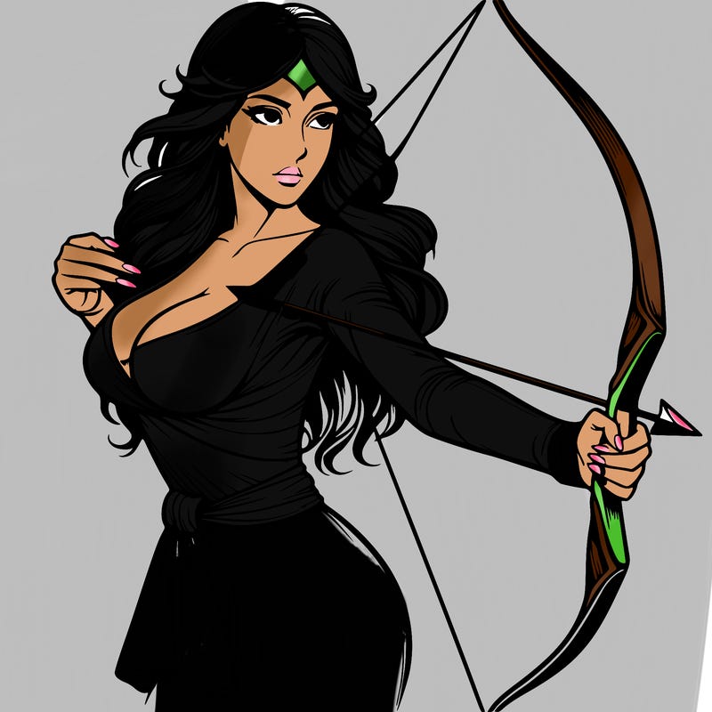 realistic female sagittarius